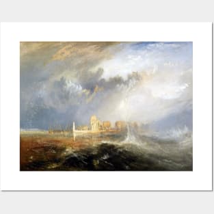 High Resolution William Turner Quillebeuf Mouth of the Seine 1833 Posters and Art